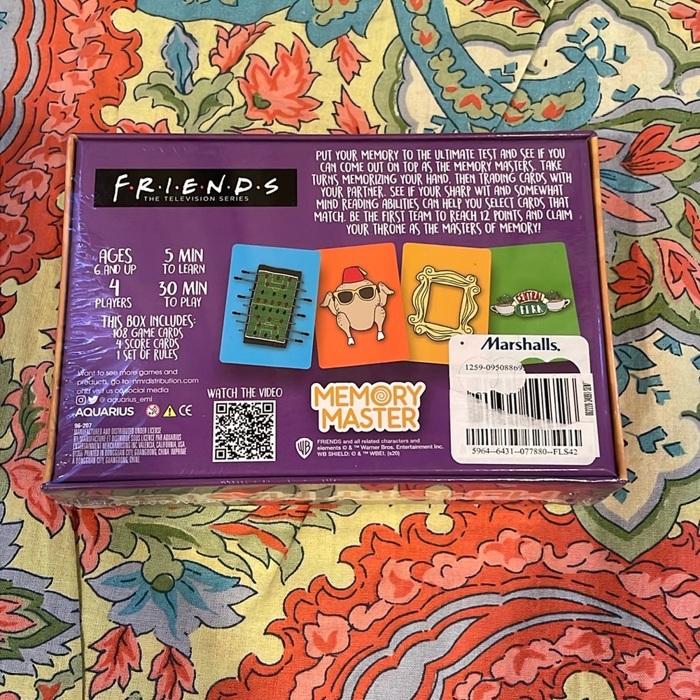 🆕 FRIENDS TV Series Memory Master Card Game NEW - Picture 2 of 2
